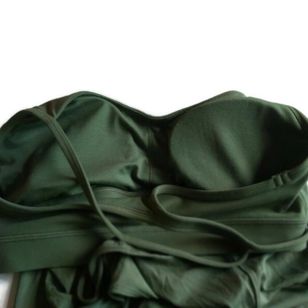 Lululemon Athletica Knot Tie Front Tank Top in Sage Green Size 8 - Picture 6 of 8